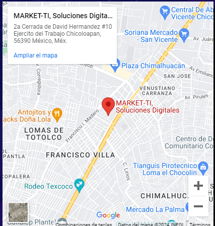 Ubicacion MARKET-TI,Soluciones Digitales
