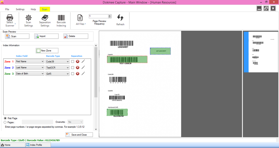 dokmee capture zone recognition